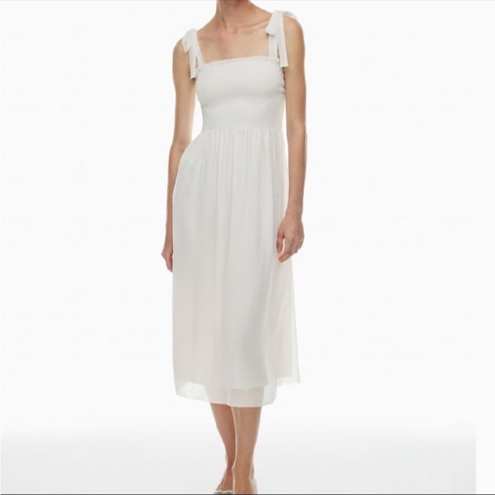Aritzia Golden Hour Dress in light birch